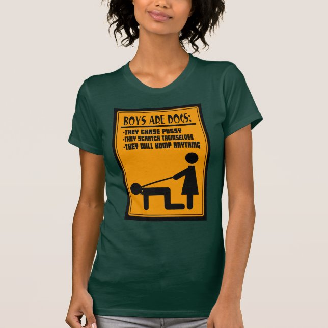 TOUS LES GARÇONS SONT DES CHIENS — T-SHIRT (Devant)