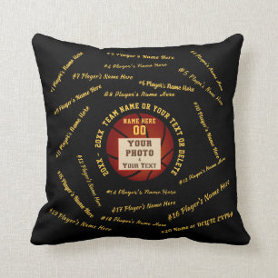 Tous les noms des joueurs Coussin de basketball pe