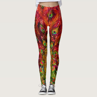 tous les yeux sur vous leggings paon