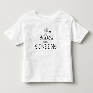 Tous Petits T-shirt pour tout-petit « Livres avant les écrans