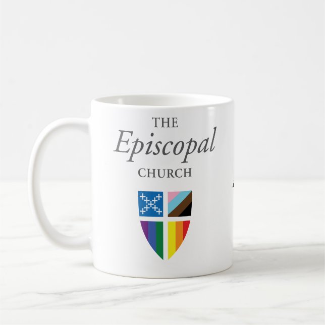 Tous sont Bienvenue Episcopal Church Mug (Gauche)