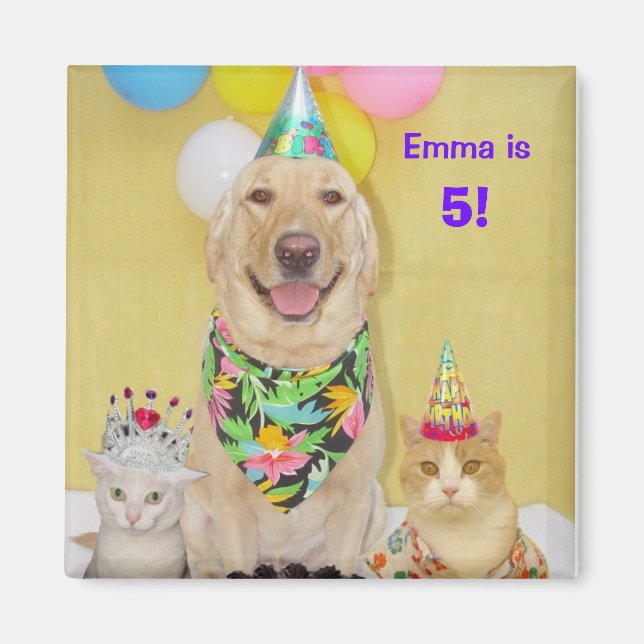 Tout aimant d'anniversaire d'année (Devant)