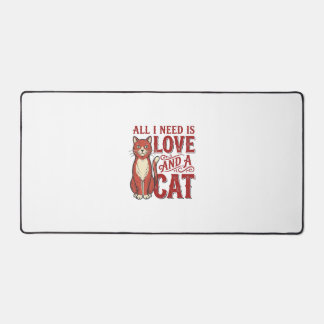 Tout ce dont j'ai besoin est l'amour et un chat Vi