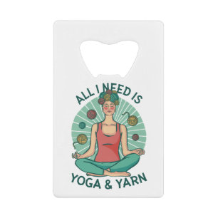Tout ce dont j'ai besoin est Yoga et Yarne Phrase