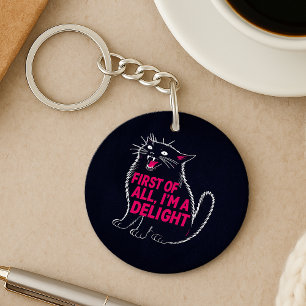 Tout d'abord, je suis un chat noir rugissant ravis