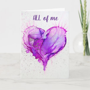 **TOUT DE MOI AIME TOUT DE TOI** CARTE D'AMOUR