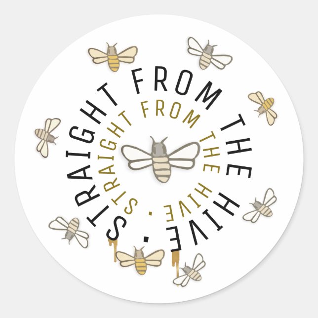 Tout droit du Étiquette produit Hive Little Bee (Devant)
