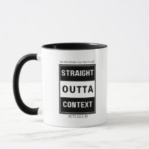 Tout droit hors du contexte Mug La vision de Pierr
