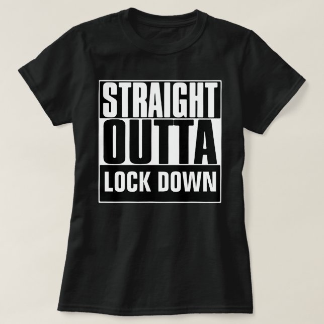 TOUT DROIT VERROUILLER LE T-shirt (Design devant)