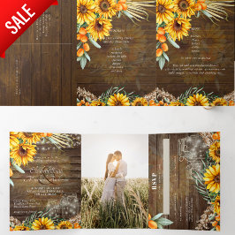 TOUT EN 1 PHOTO Mariage INVITER Programme RSVP Men