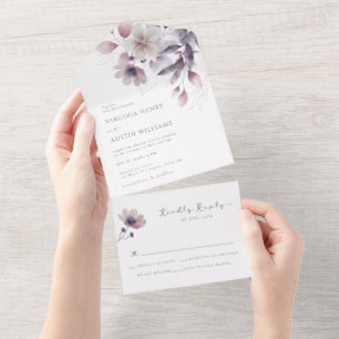Tout En Un Faire invitation de mariage tout-en-un