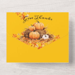 Tout En Un Invitation Personnalisable pour le dîner "Donner M