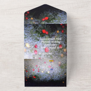 Tout En Un invitation pour le 20e anniversaire du mariage pla