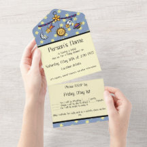 Les rêves d'une invitation tout-en-un Space Mobile