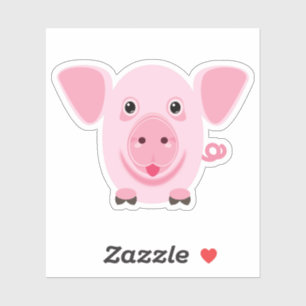 Tout est bon dans le cochon, französisches Sprichw Aufkleber