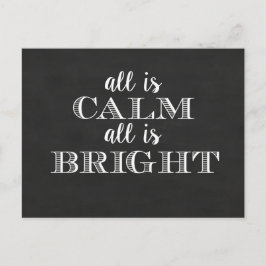 Tout est calme Tout est lumineux | Carte postale