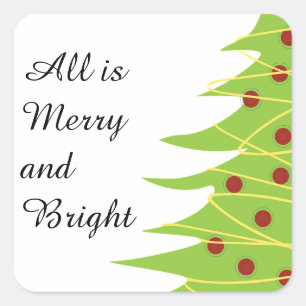 Tout est joyeux et lumineux, Sticker d'arbre de No