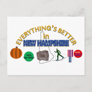 Tout est mieux dans la carte postale New Hampshire