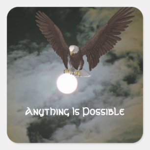 Tout est possible Eagle Inspirational Sticker