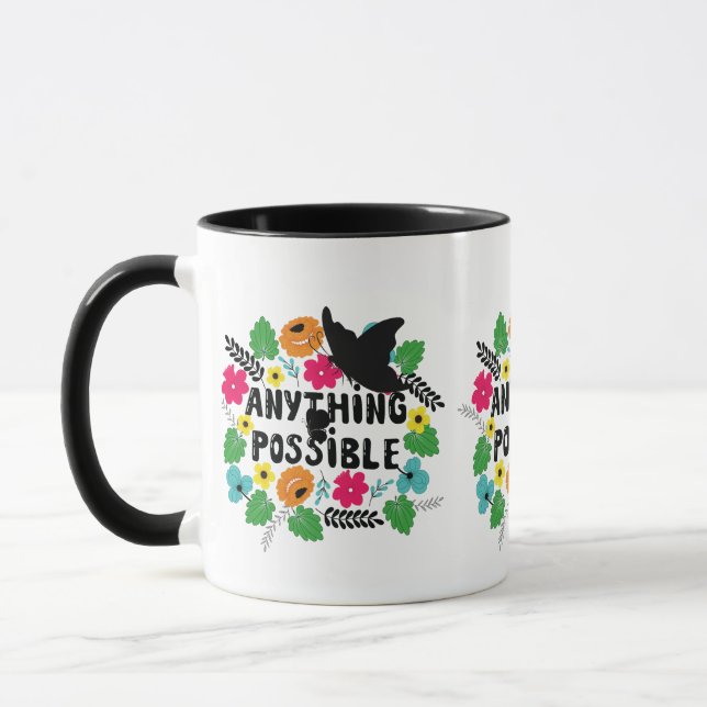 Tout est possible Mug Motivationnel (Gauche)
