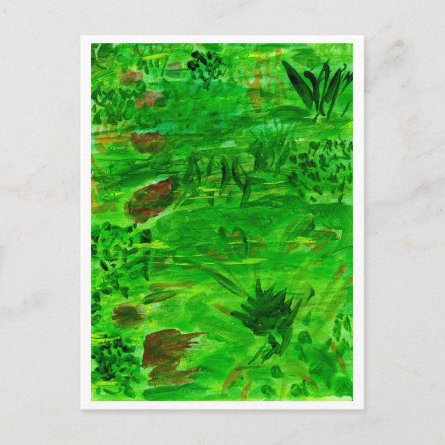 Tout est vert carte postale (Devant)
