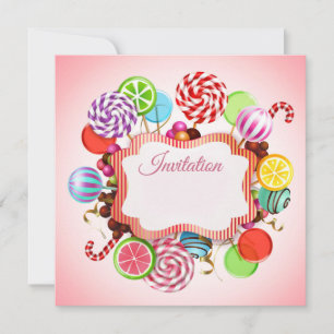 Tout événement Candy Invitation