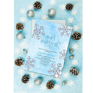 TOUT ÉVÉNEMENT - Invitation Winter Wonderland uniq