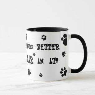 tout goûte meilleur avec la tasse de cheveux de