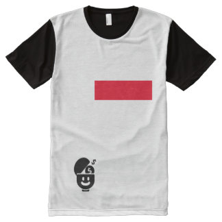 Tout Imprimé T-shirt à savon rouge DAC