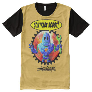 Tout Imprimé T-shirt contraire d'impression de Robot-Copie