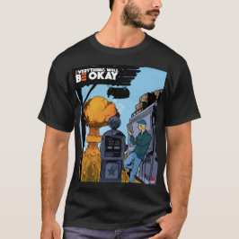 Tout ira bien T-shirt noir classique V1