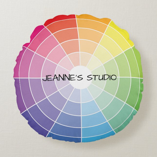 Tout le coussin de roue de couleur de couleurs (Devant)