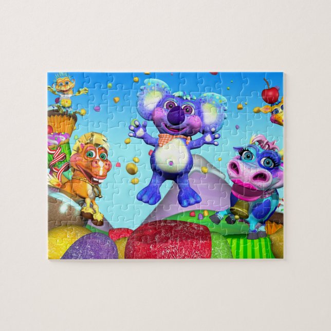 Tout le petit puzzle d'amusement de gouttes de (Horizontal)