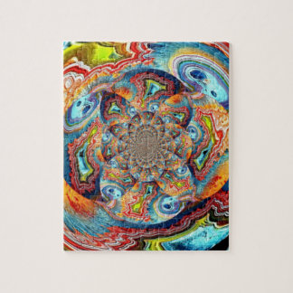 Tout le puzzle de fractale de défi