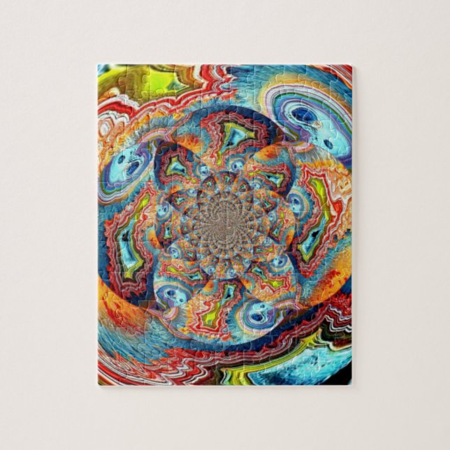 Tout le puzzle de fractale de défi (Vertical)