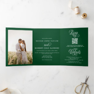 Tout moderne en un   2 Faire-part de mariage photo