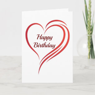 **TOUT MON AMOUR** SUR VOTRE CARTE D'ANNIVERSAIRE
