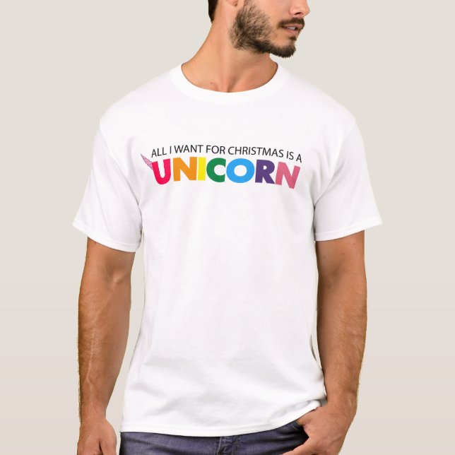 Tout que je veux pour Noël est un T-shirt de (Devant)