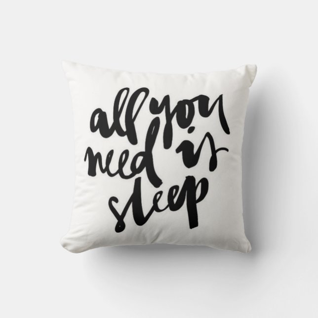 Tout que vous avez besoin est coussin de sommeil (Recto)