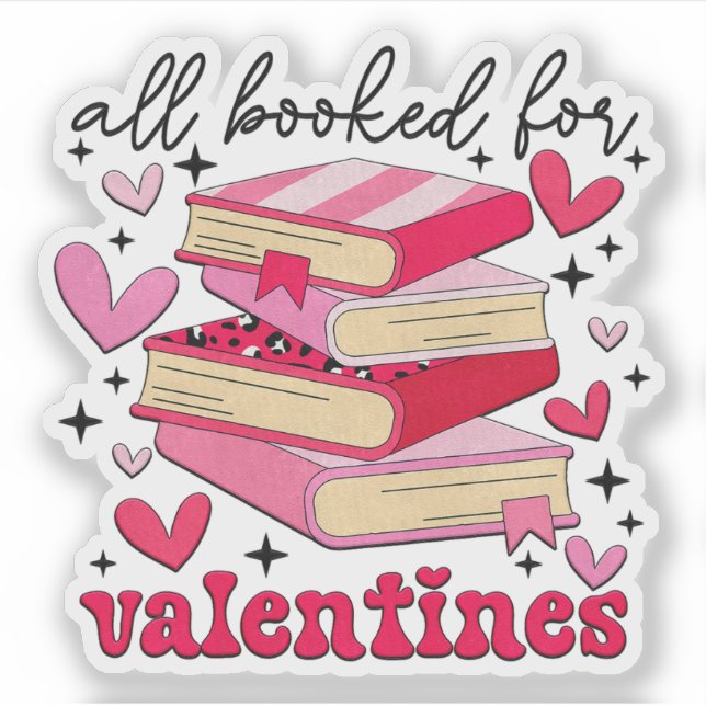 Tout réservé pour la Saint-Valentin - Autocollant  (Devant)