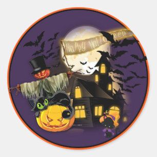 Tout Stickers Halloween Ensemble de 20 ronds