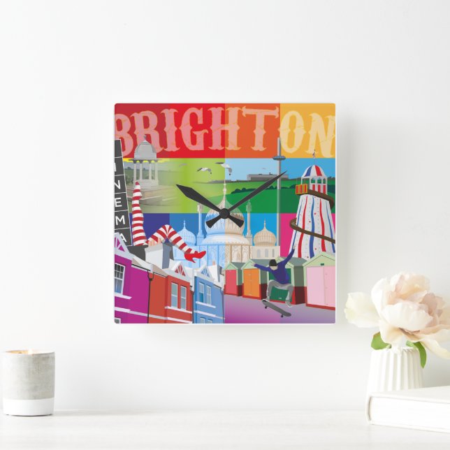 Tout sur Brighton Wall Horloge (Maison)