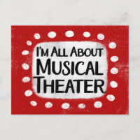 Tout sur la carte postale du théâtre musical