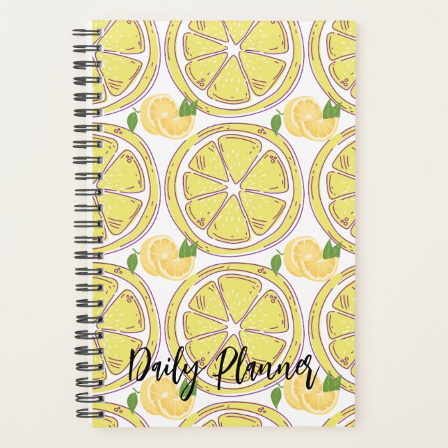 Tout sur les citrons - planificateur quotidien (Devant)