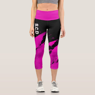 Tout sur l'impression Personnalisé Capri Leggings 