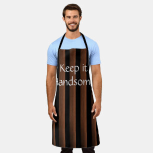 Tout sur l'impression tablier Gardez-le beau Brown