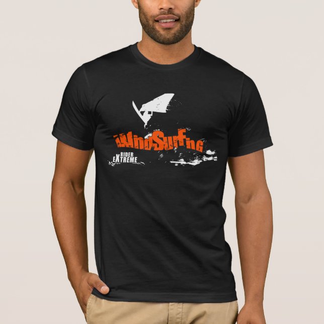 Tout T-shirt de planche à voile de couleur pour (Devant)