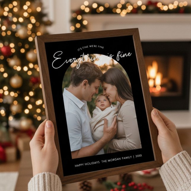 Tout Va Bien Carte de Vœux de Fête de Famille Mign (Créateur téléchargé)