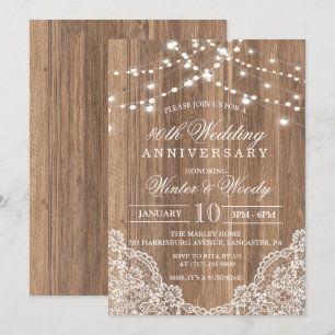 TOUTE ANNÉE - Anniversaire Mariage Invitation au b