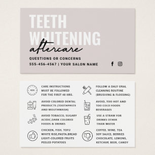 Toute couleur Dents blanchissant les instructions